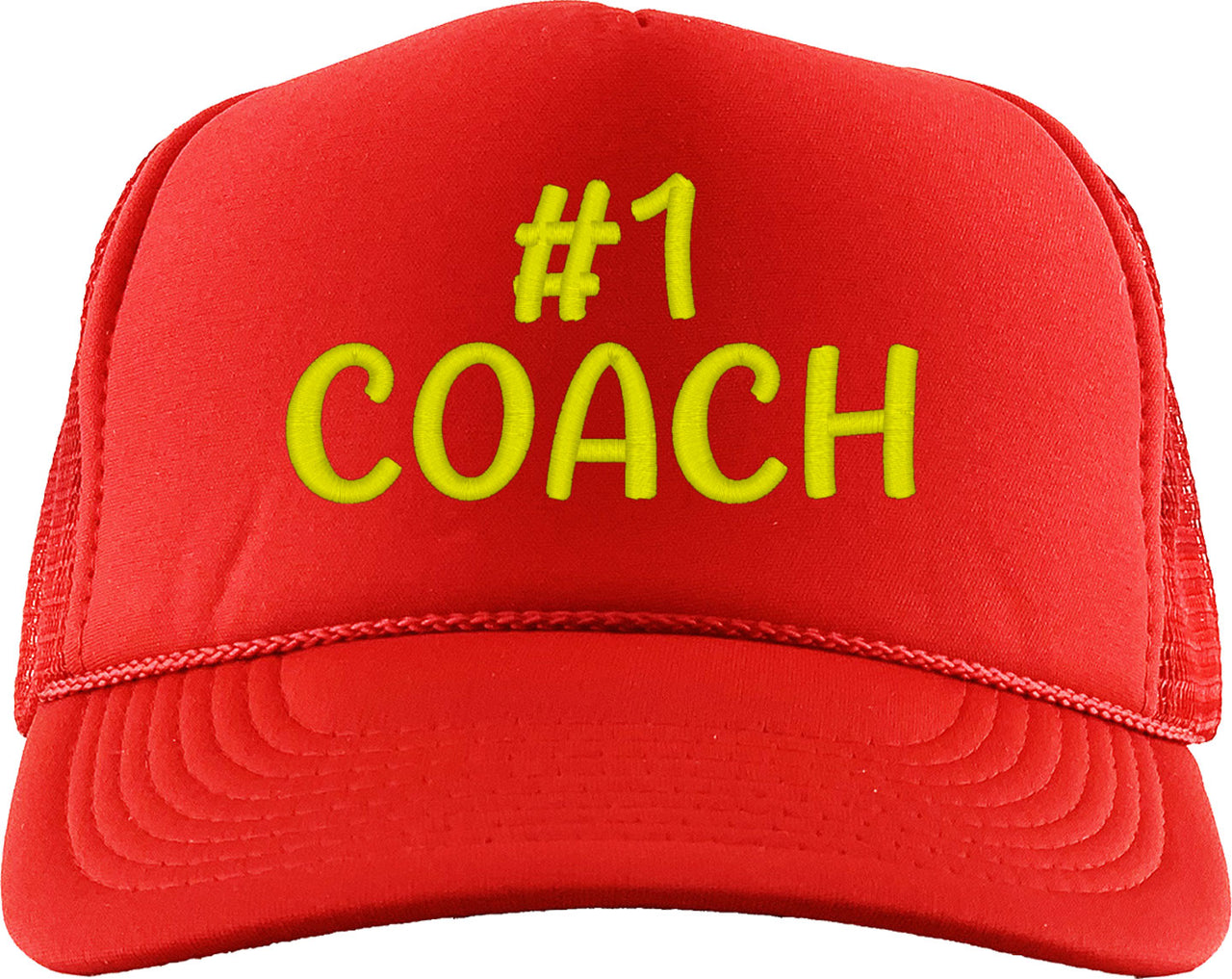 No 1 Coach Number One Coach Foam Trucker Hat