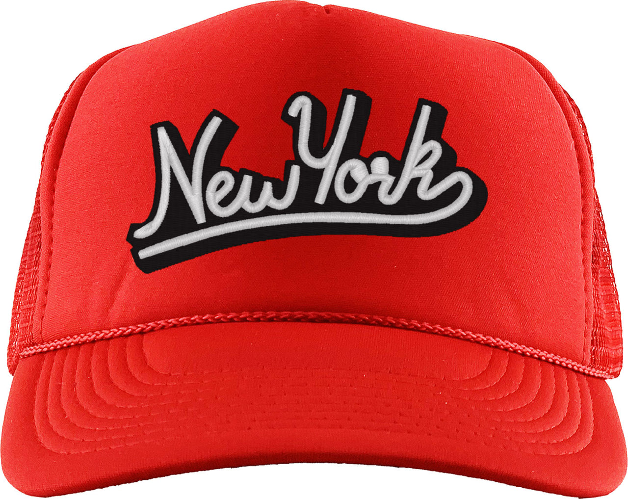New York Typography Foam Trucker Hat