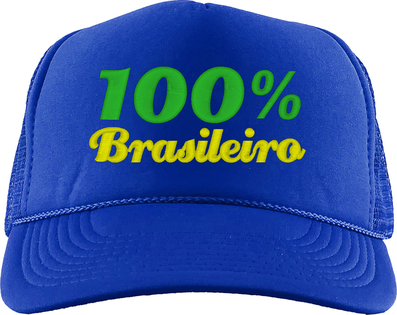 100% Brasileiro Brazilian Day Foam Trucker Hat