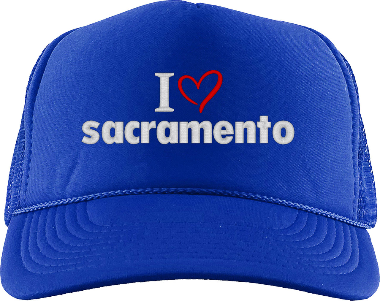 I Love Sacramento Foam Trucker Hat