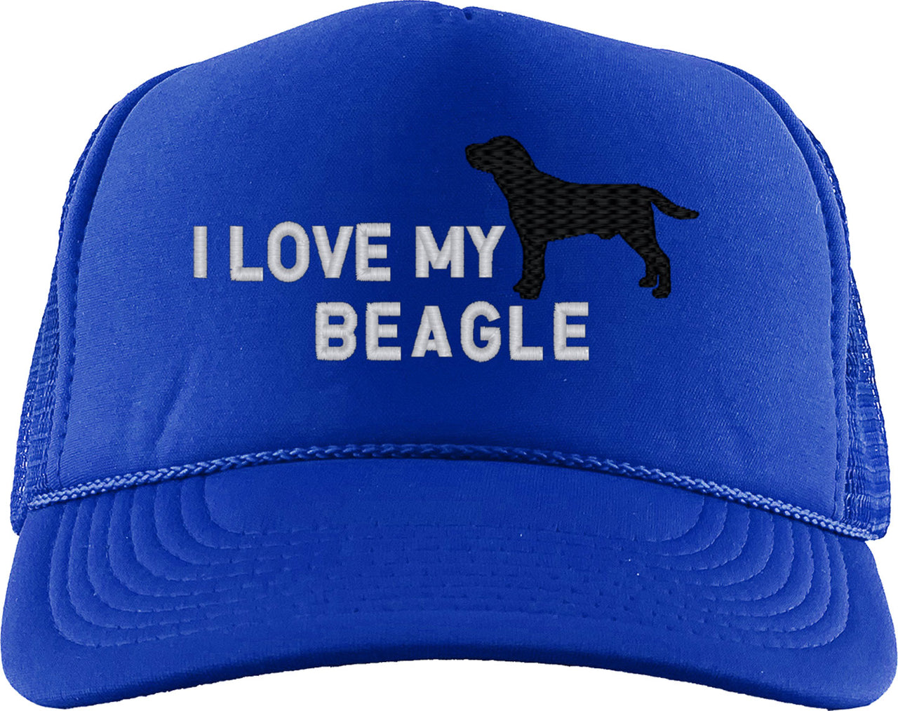 I Love My Beagle Dog Foam Trucker Hat