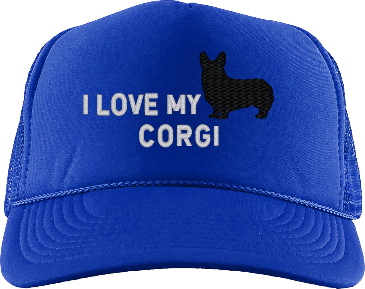 I Love My Corgi Dog Foam Trucker Hat