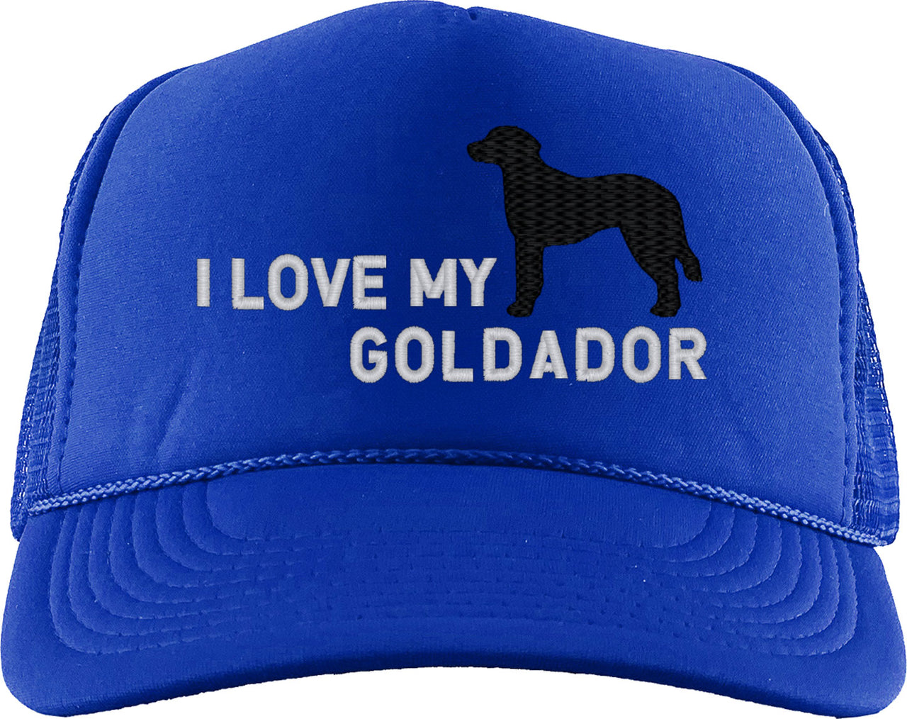 I Love My Goldador Dog Foam Trucker Hat