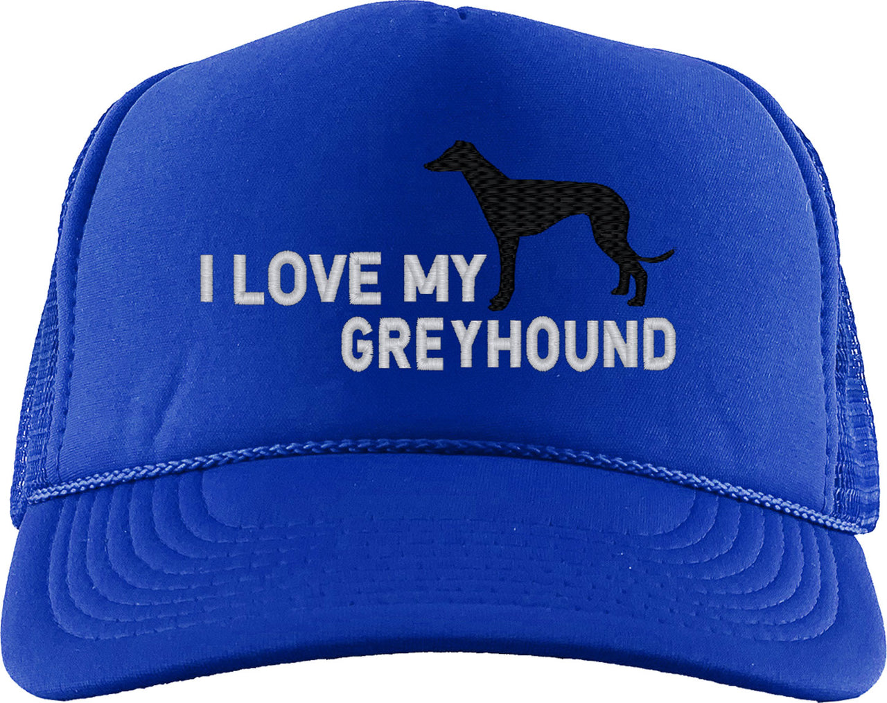 I Love My Greyhound Dog Foam Trucker Hat