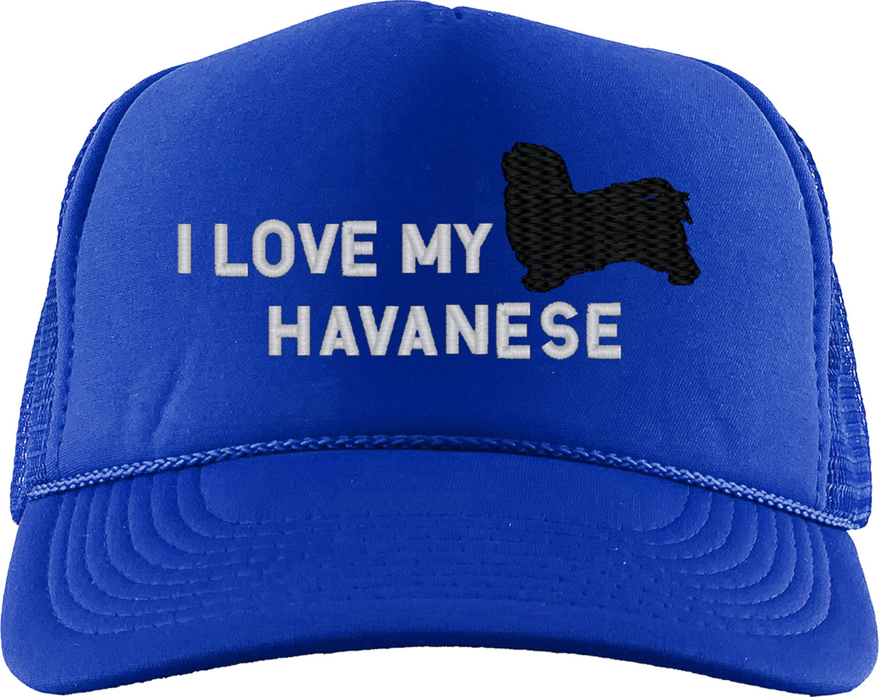 I Love My Havanese Dog Foam Trucker Hat