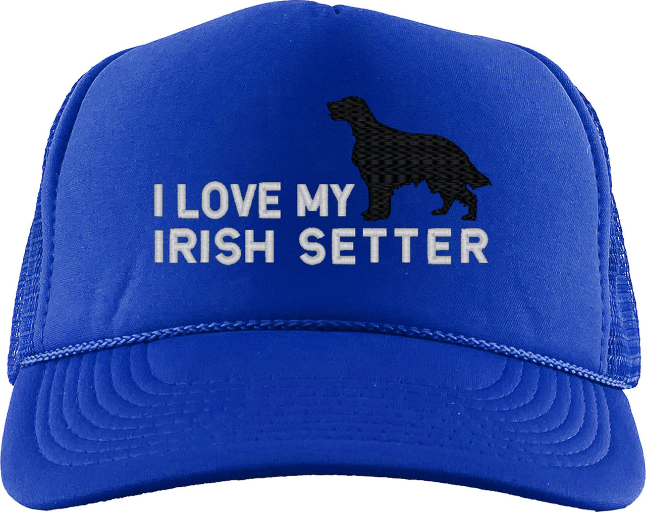 I Love My Irish Setter Dog Foam Trucker Hat