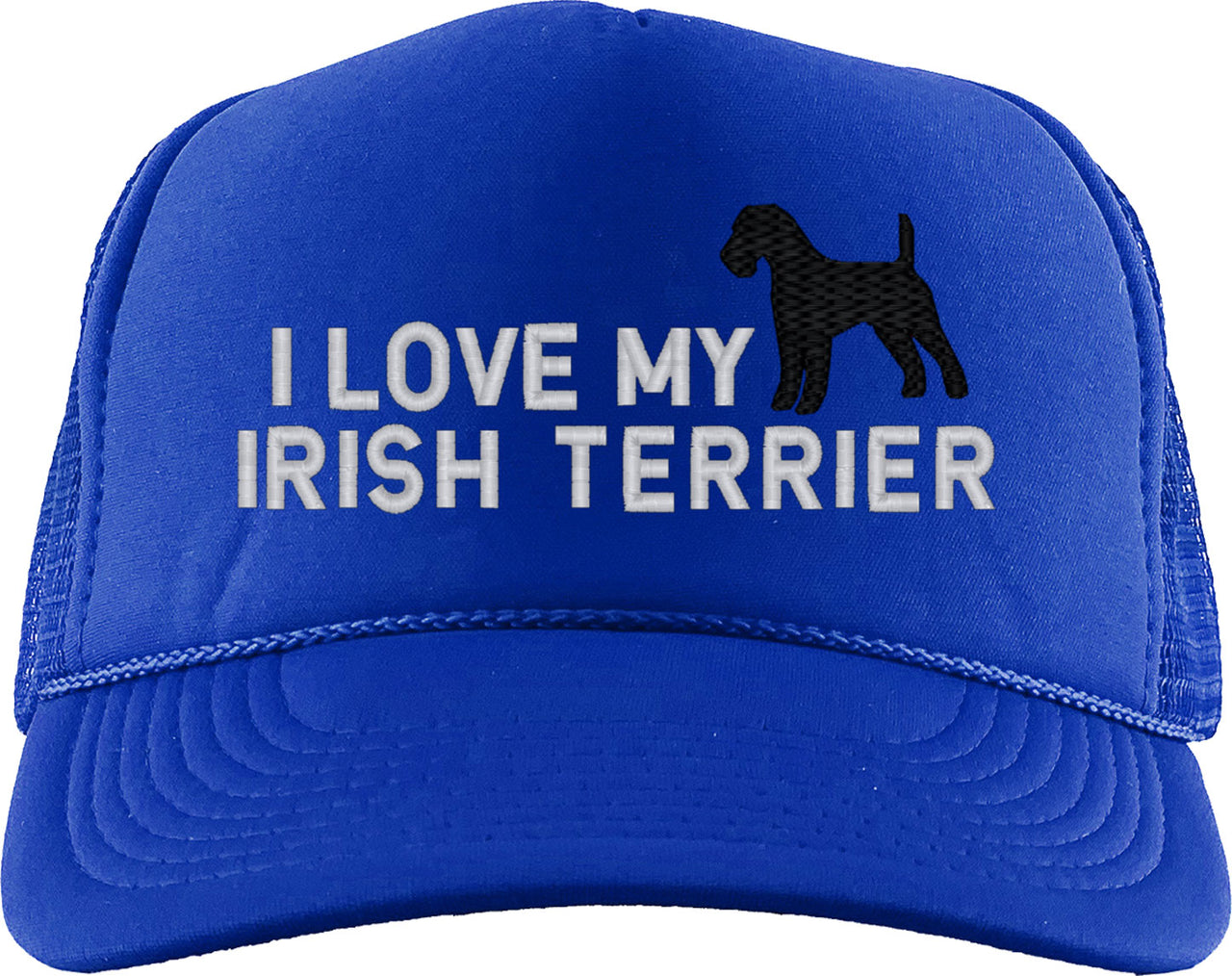I Love My Irish Terrier Dog Foam Trucker Hat