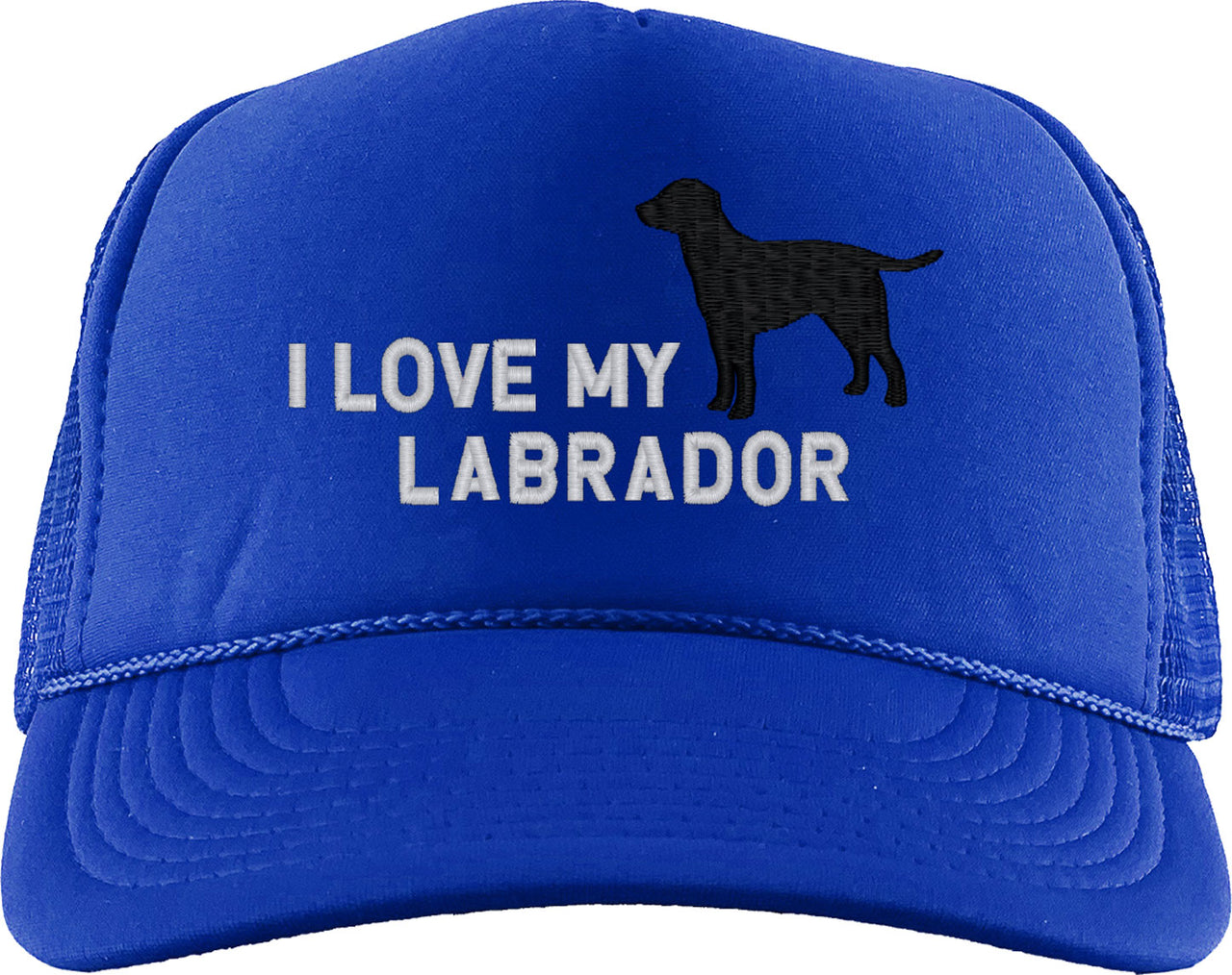 I Love My Labrador Dog Foam Trucker Hat