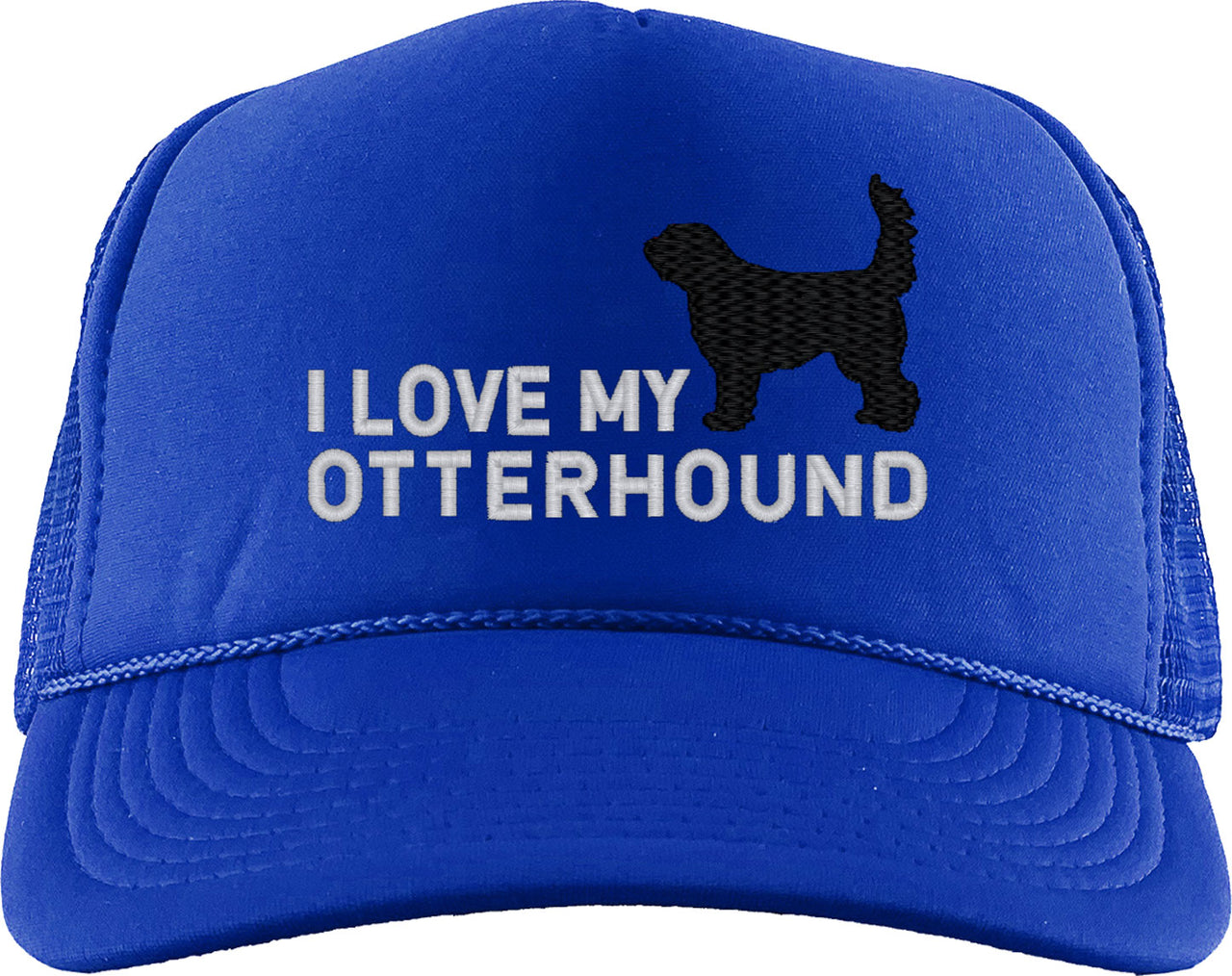 I Love My Otterhound Dog Foam Trucker Hat