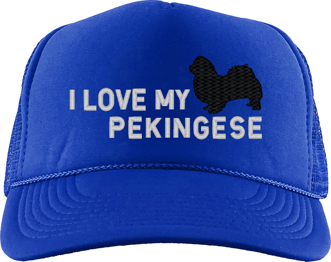 I Love My Pekingese Dog Foam Trucker Hat