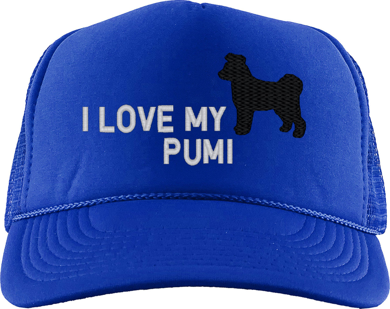 I Love My Pumi Dog Foam Trucker Hat