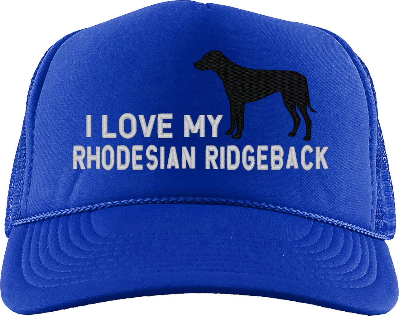I Love My Rhodesian Ridgeback Dog Foam Trucker Hat