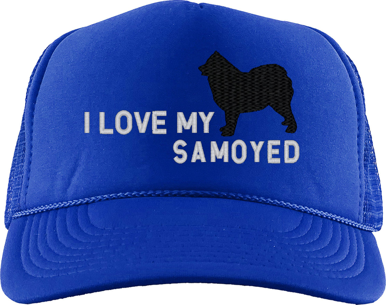 I Love My Samoyed Dog Foam Trucker Hat