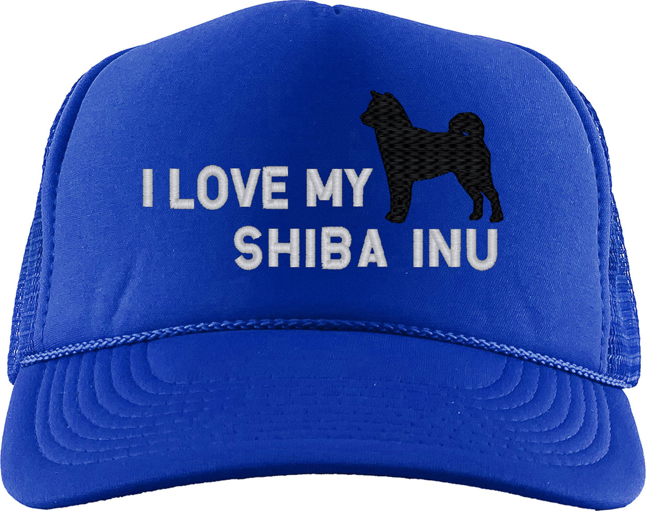 I Love My Shiba Inu Dog Foam Trucker Hat