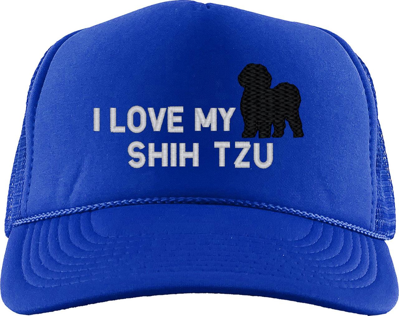 I Love My Shih Tzu Dog Foam Trucker Hat