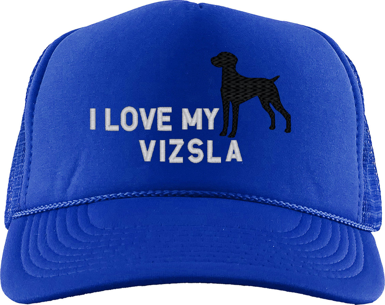 I Love My Vizsla Dog Foam Trucker Hat