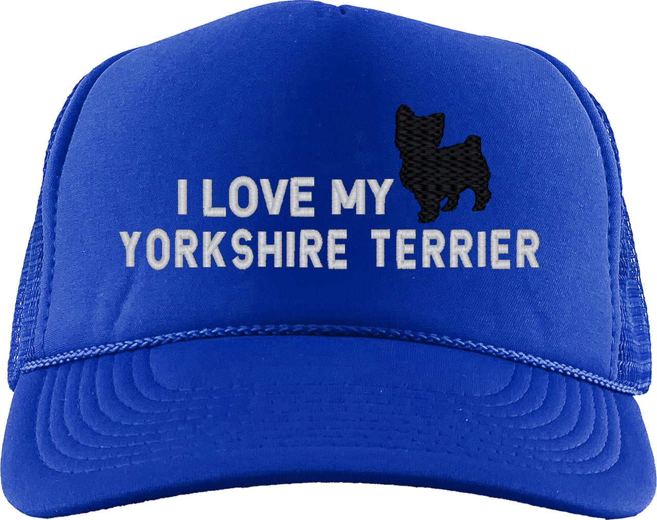 I Love My Yorkshire Dog Foam Trucker Hat