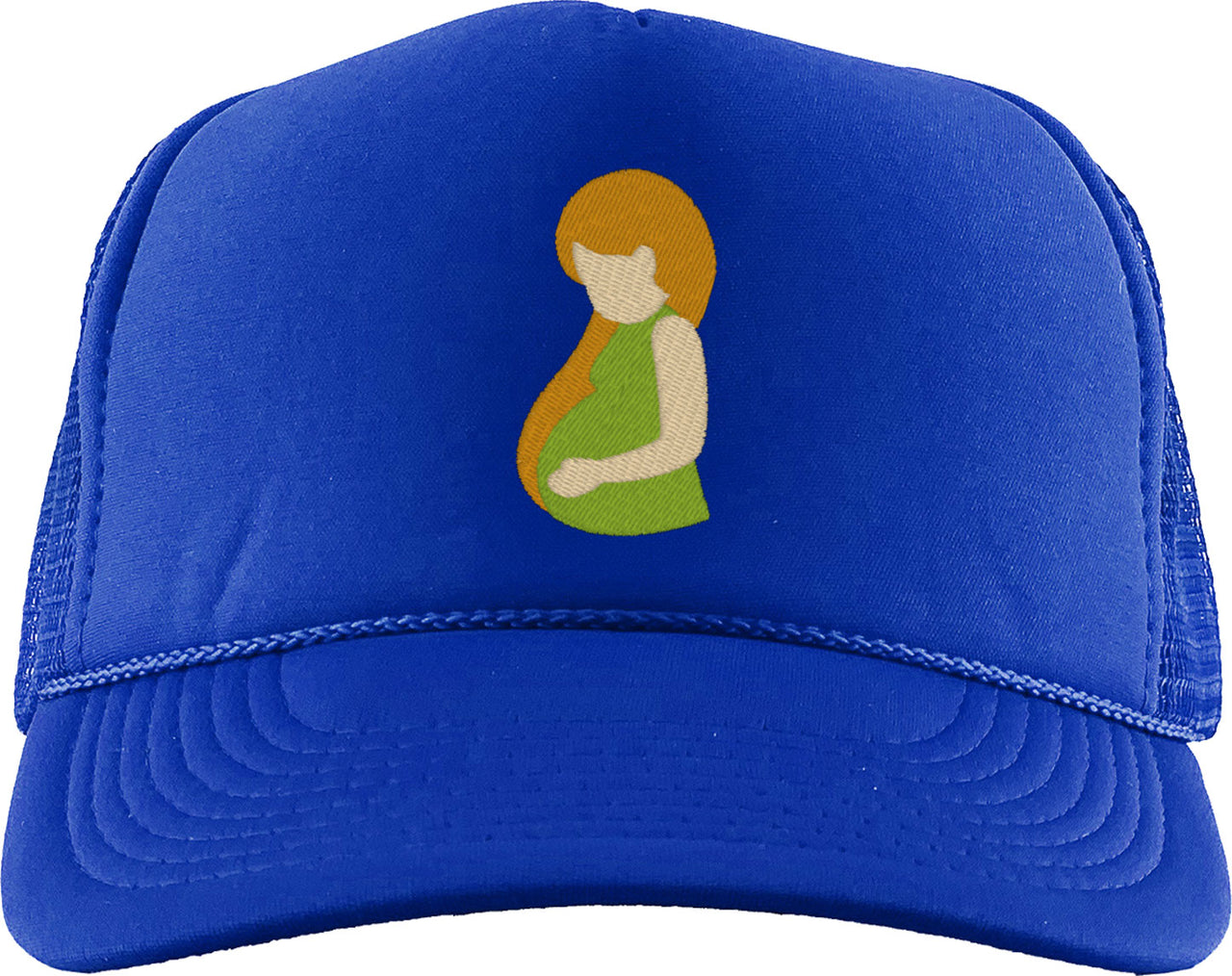 Pregnant Woman Mother's Day Foam Trucker Hat