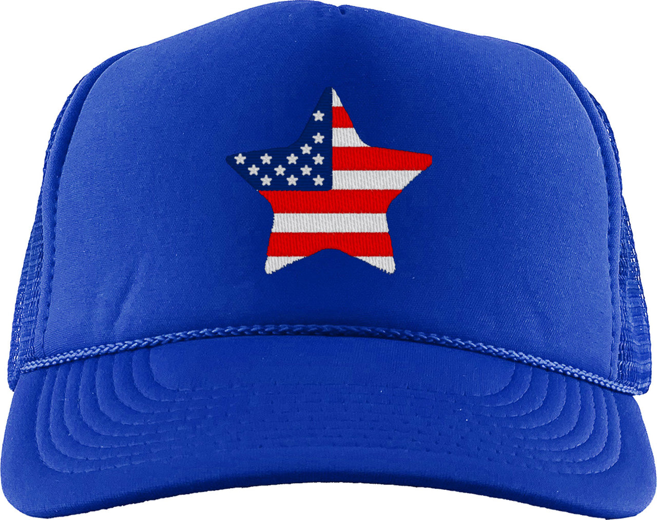 USA Flag Star Independence Day Patriotic Foam Trucker Hat