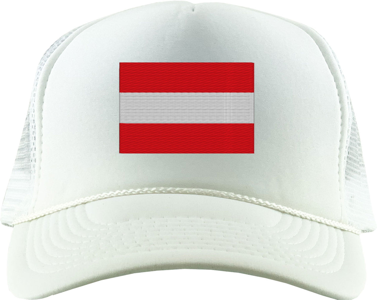 Austria Flag Foam Trucker Hat