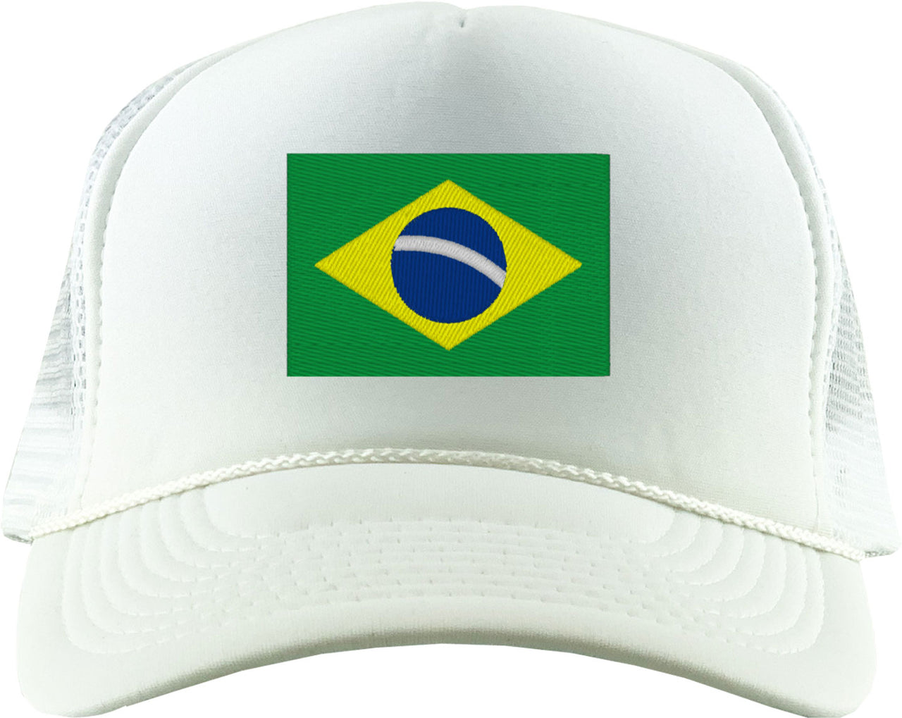 Brazil Flag Foam Trucker Hat