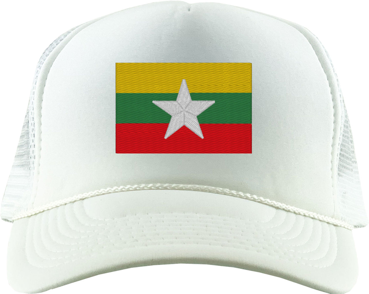 Burma Myanmar Flag Foam Trucker Hat