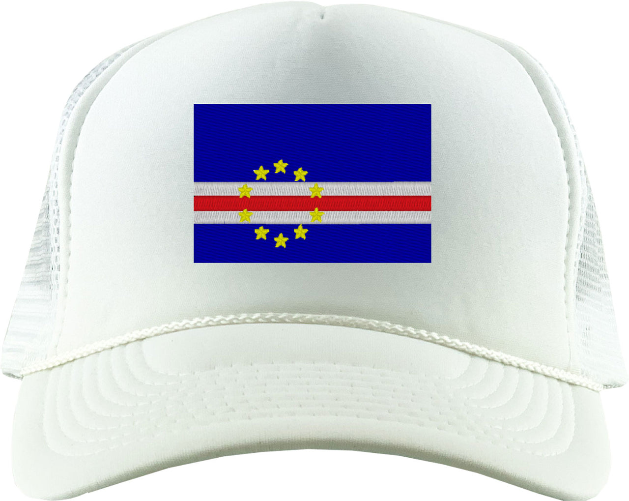 Cape Verde Flag Foam Trucker Hat