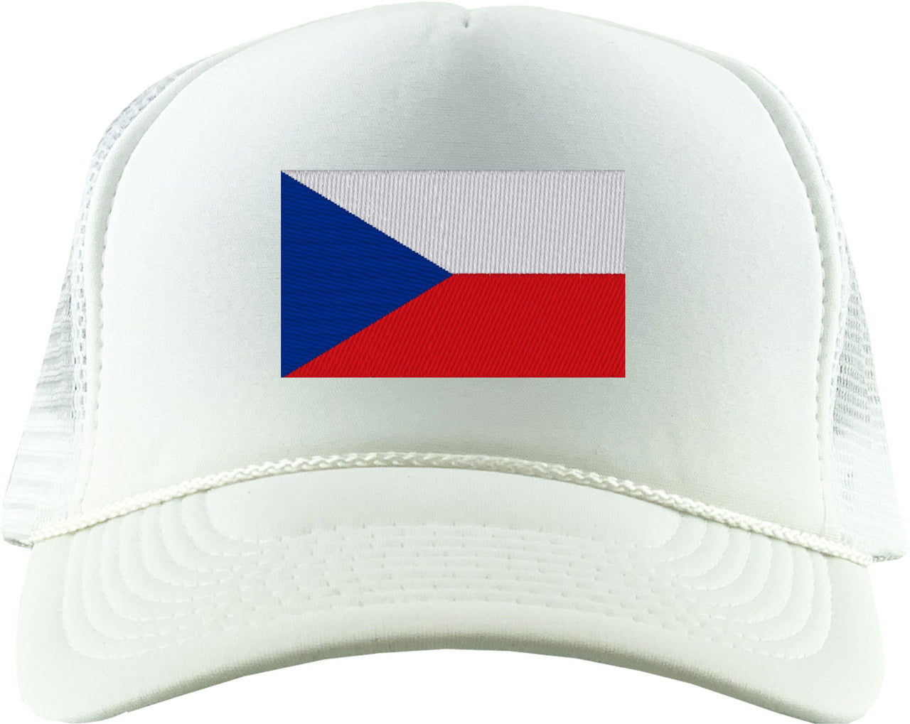 Czechia Flag Foam Trucker Hat