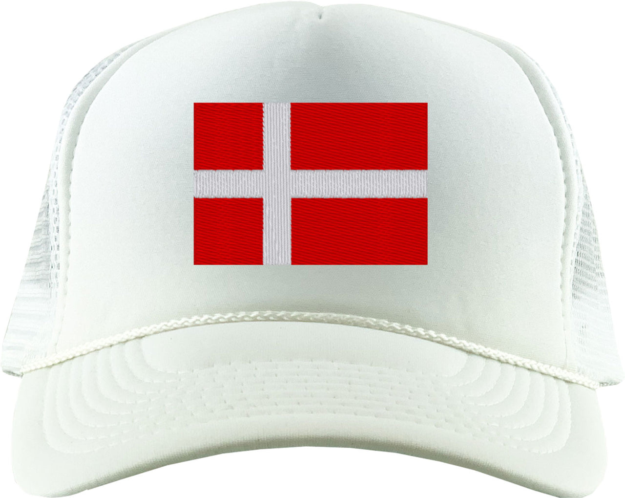 Denmark Flag Foam Trucker Hat