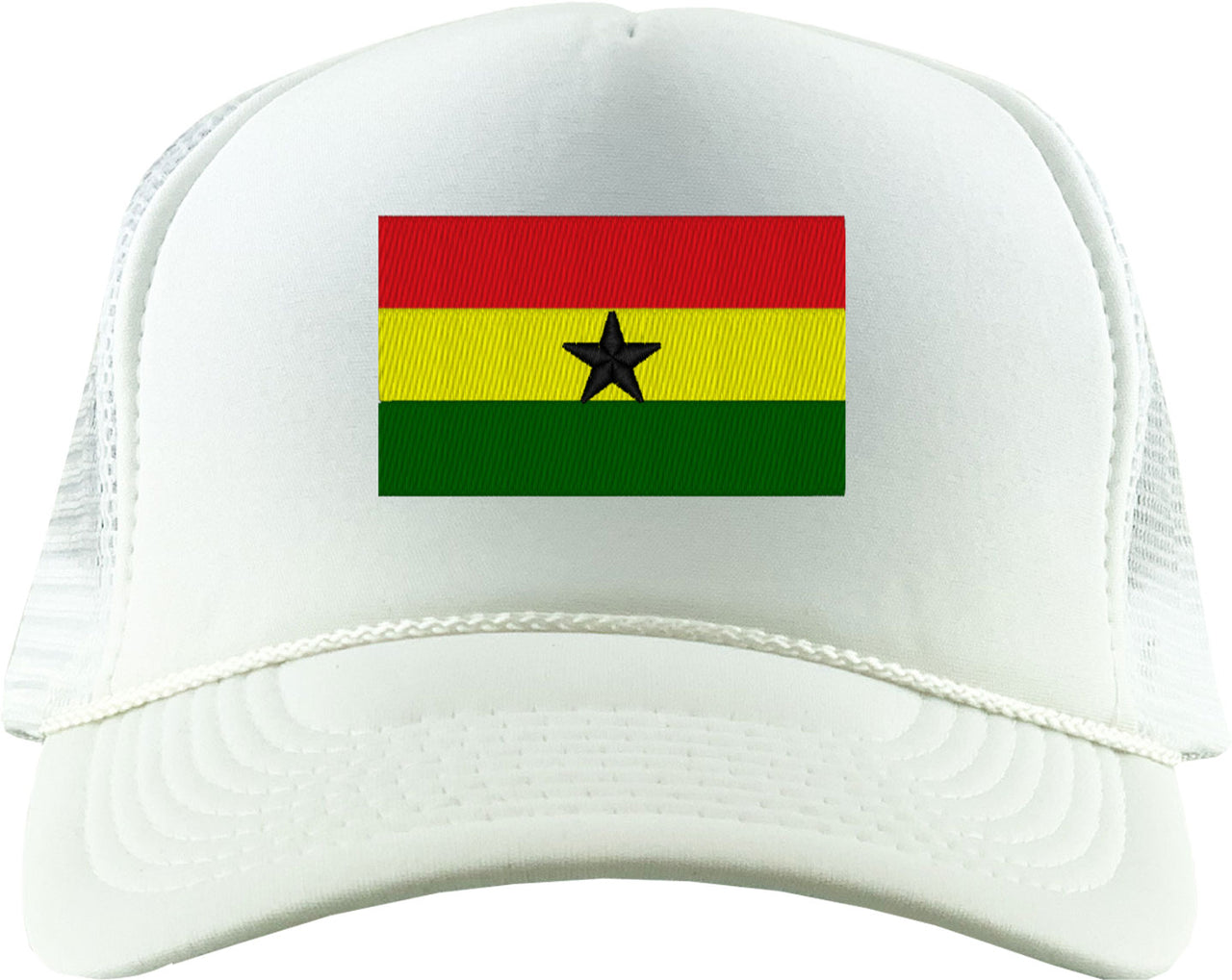 Ghana Flag Foam Trucker Hat