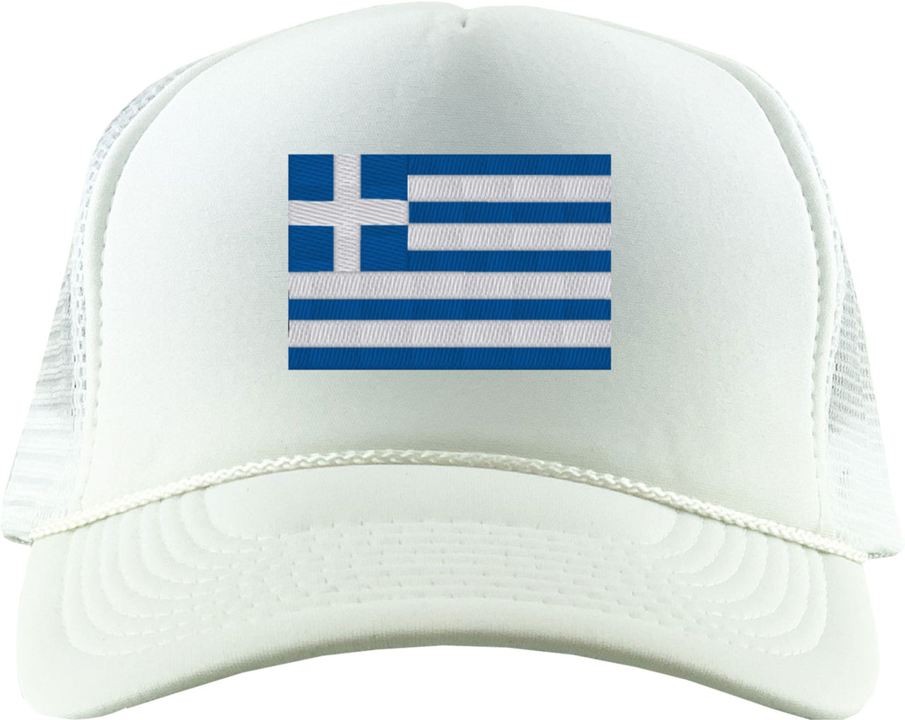 Greece Flag Foam Trucker Hat