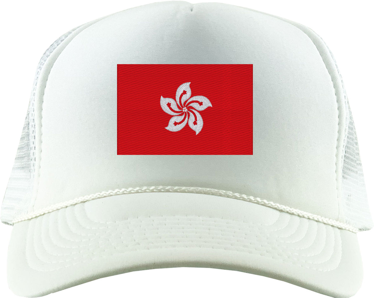 Hong Kong Flag Foam Trucker Hat