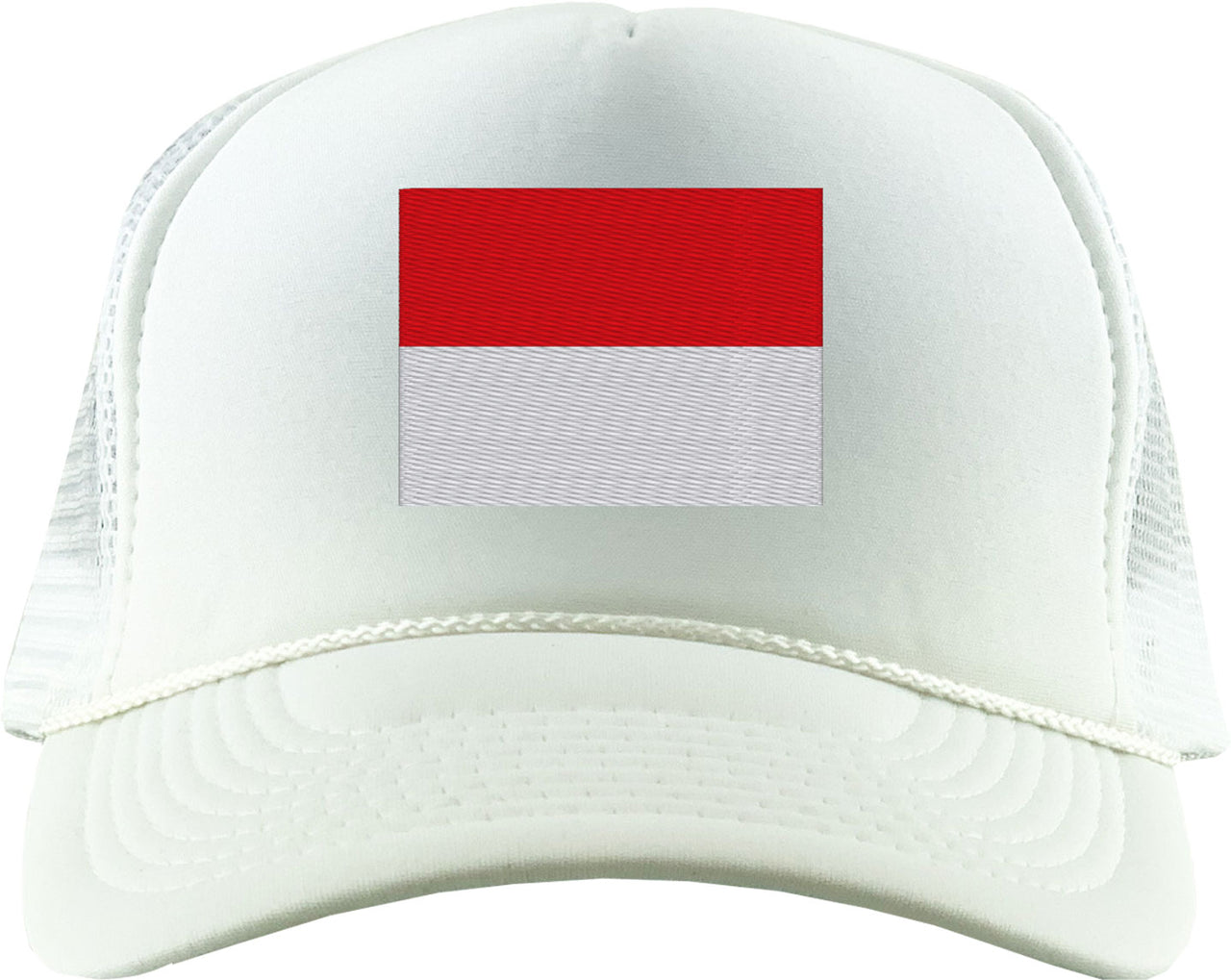 Indonesia Flag Foam Trucker Hat