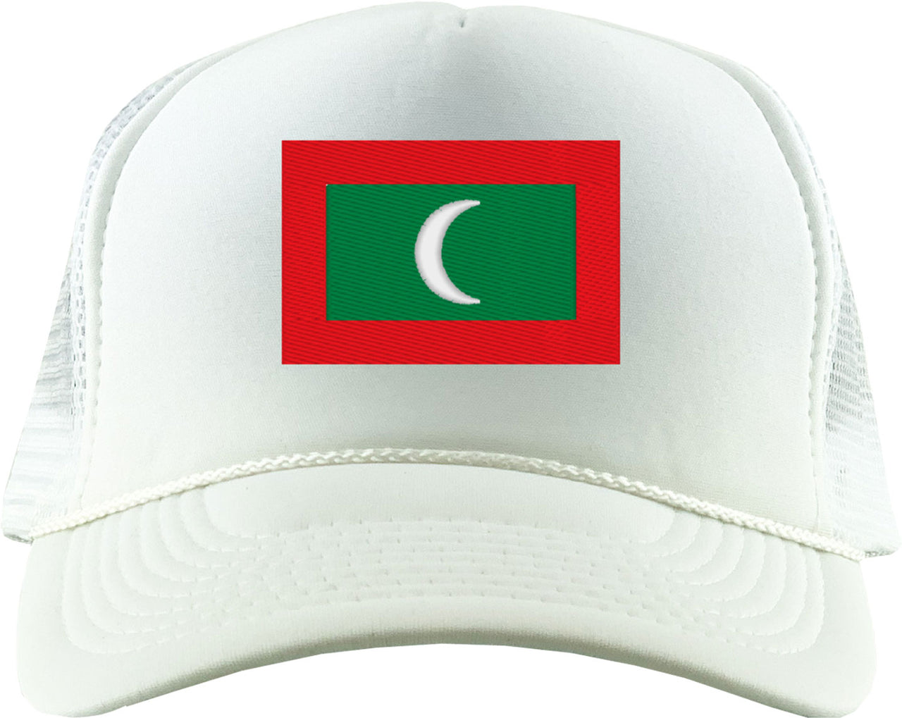 Maldives Flag Foam Trucker Hat