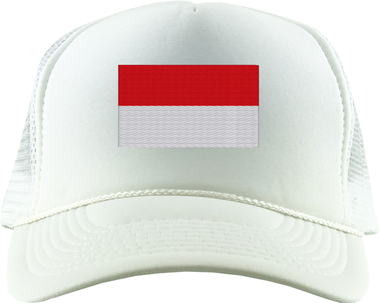 Monaco Flag Foam Trucker Hat