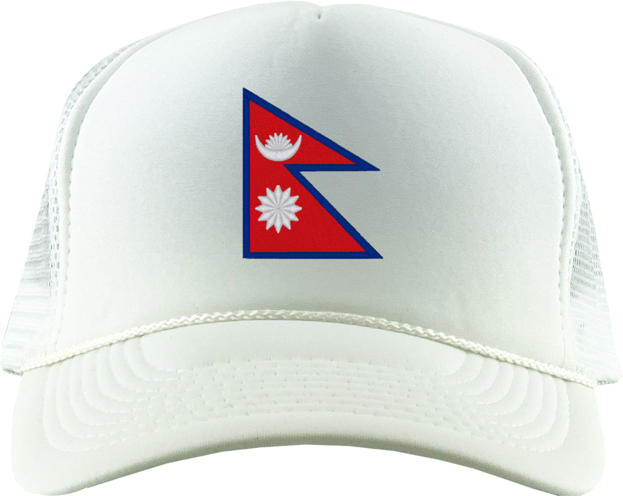 Nepal Flag Foam Trucker Hat