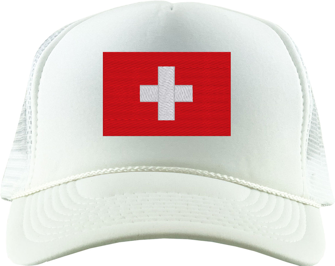 Switzerland Flag Foam Trucker Hat