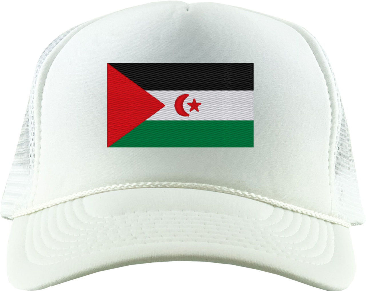 Western Sahara Flag Foam Trucker Hat