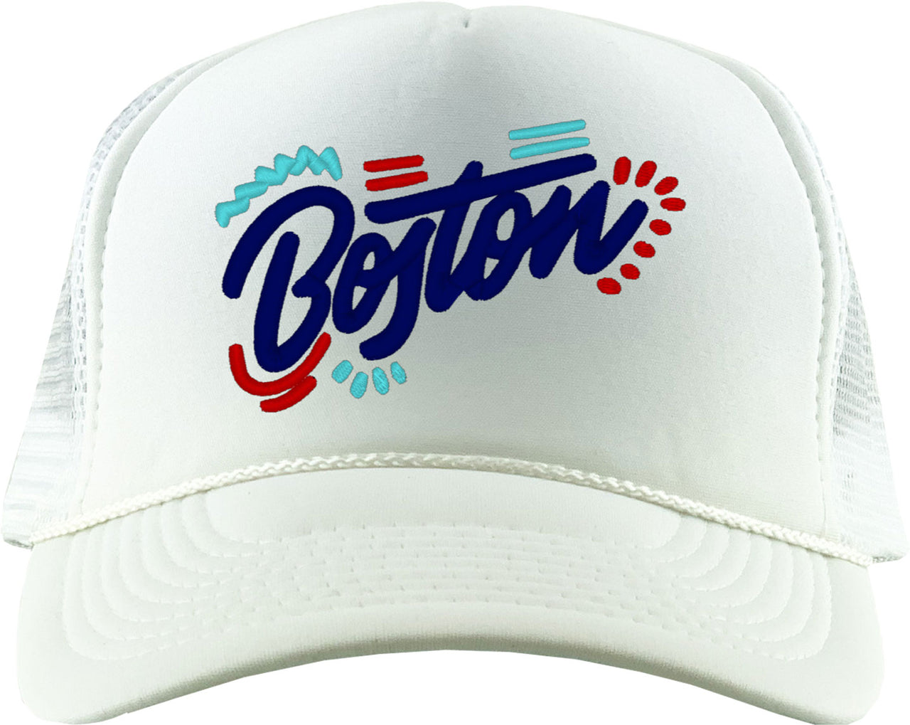 Boston Massachusetts Foam Trucker Hat