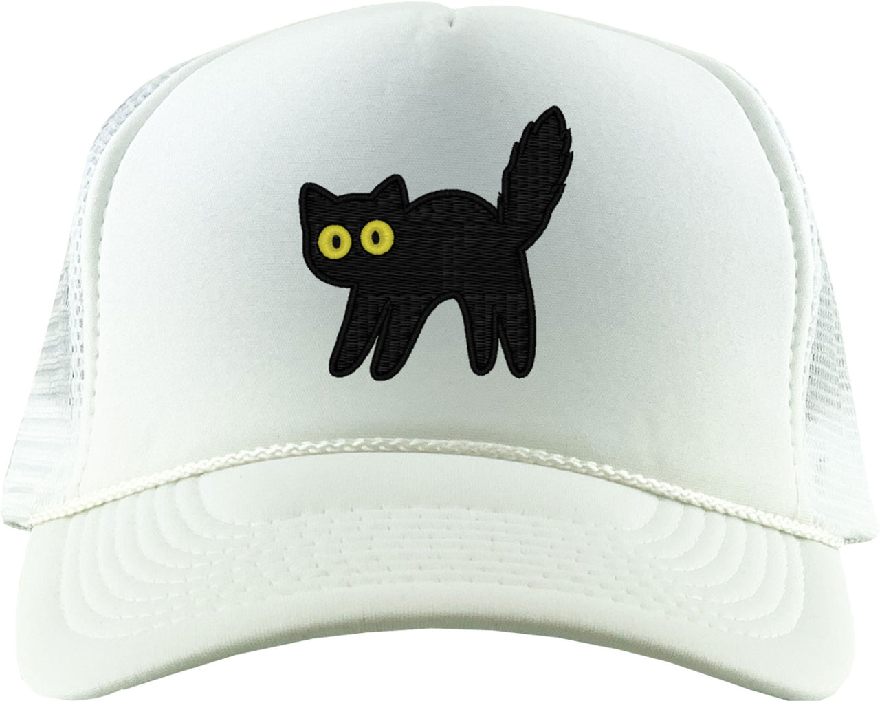 Black Cat Foam Trucker Hat