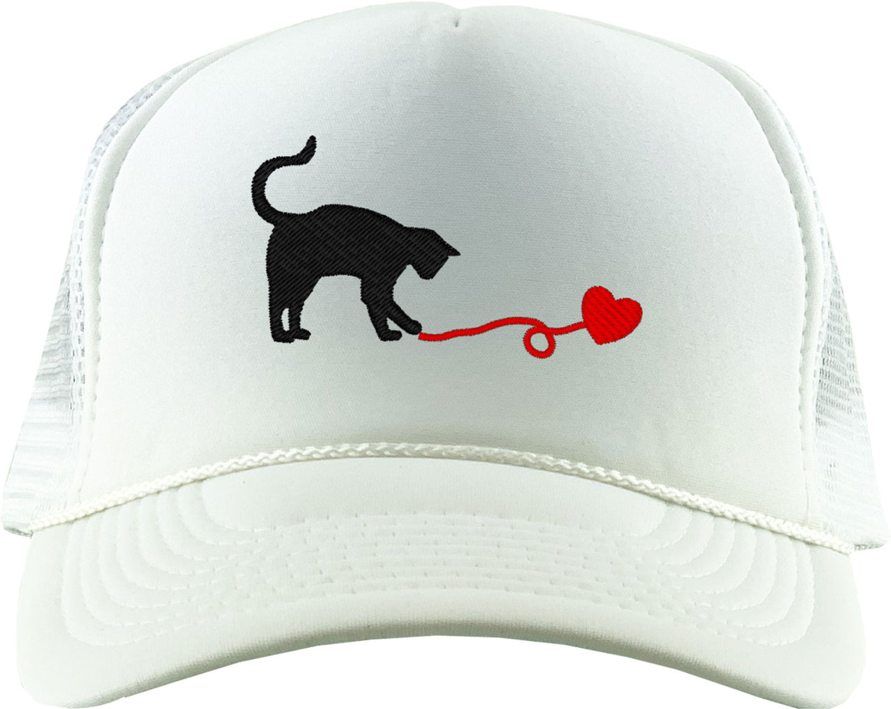 Cat Heart Foam Trucker Hat