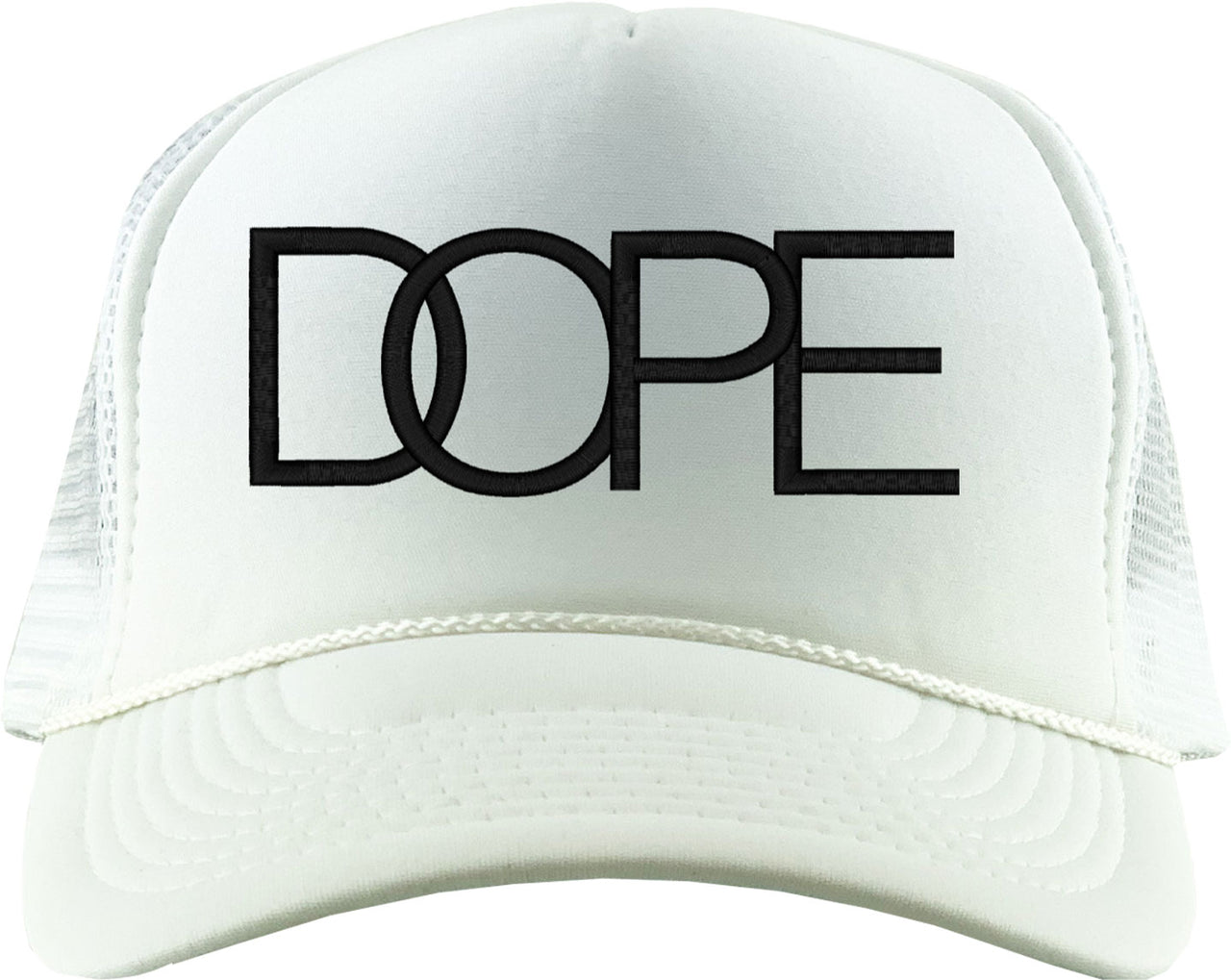 Dope Typography Foam Trucker Hat