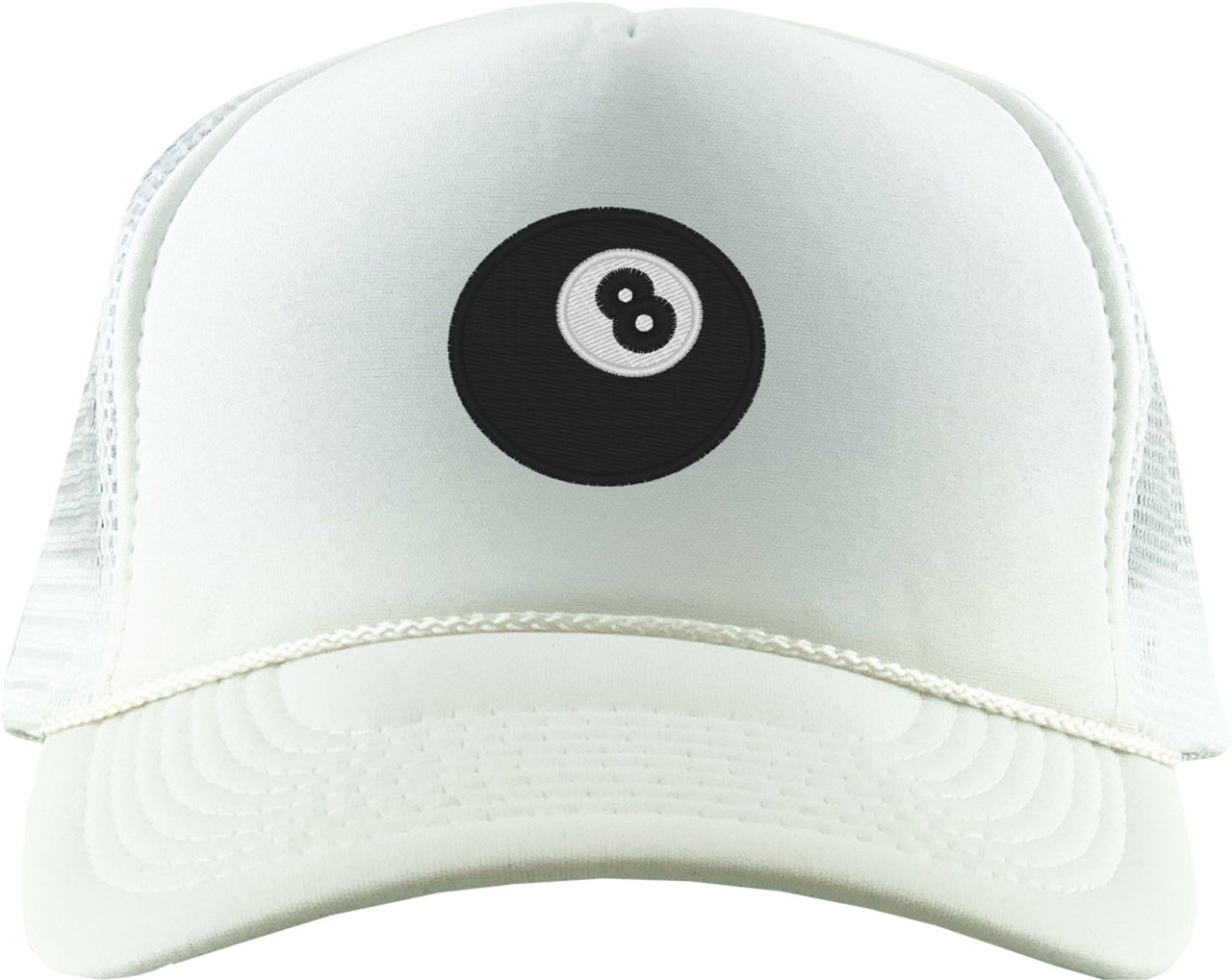 Eight Ball 8 Ball Pool Foam Trucker Hat