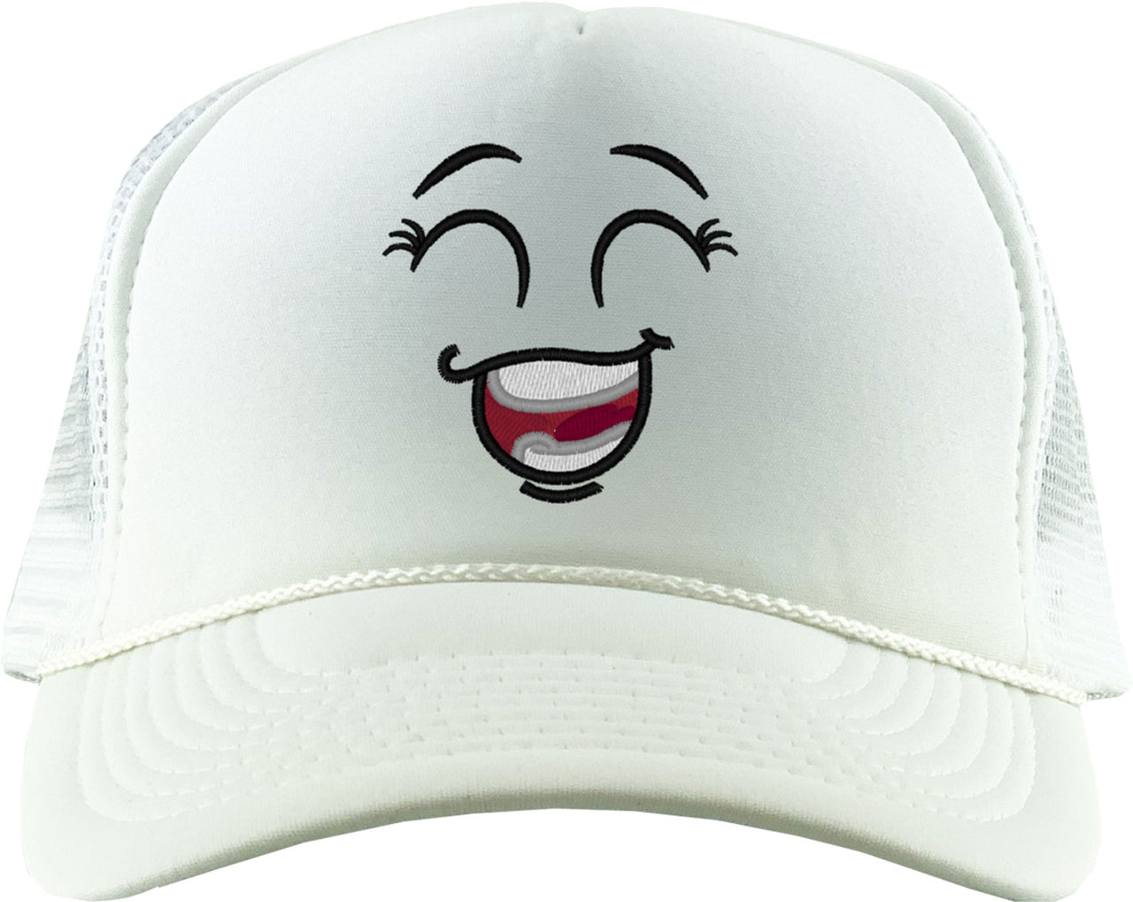 Emoji Smiling Face Foam Trucker Hat