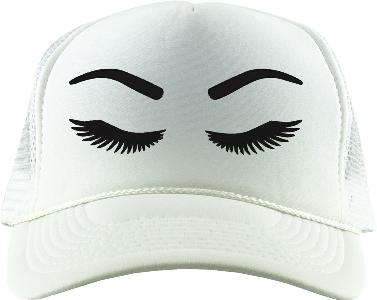 Eyelashes Foam Trucker Hat