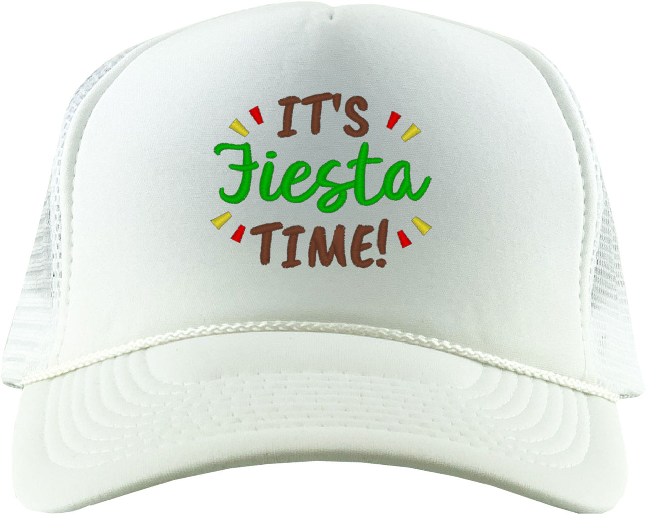 Mexico Symbols It's Fiesta Time Foam Trucker Hat