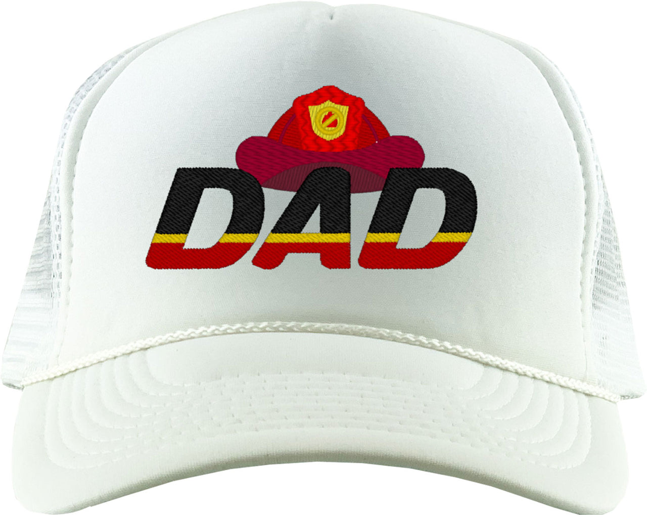 Firefighter Fireman Dad Father's Day Foam Trucker Hat