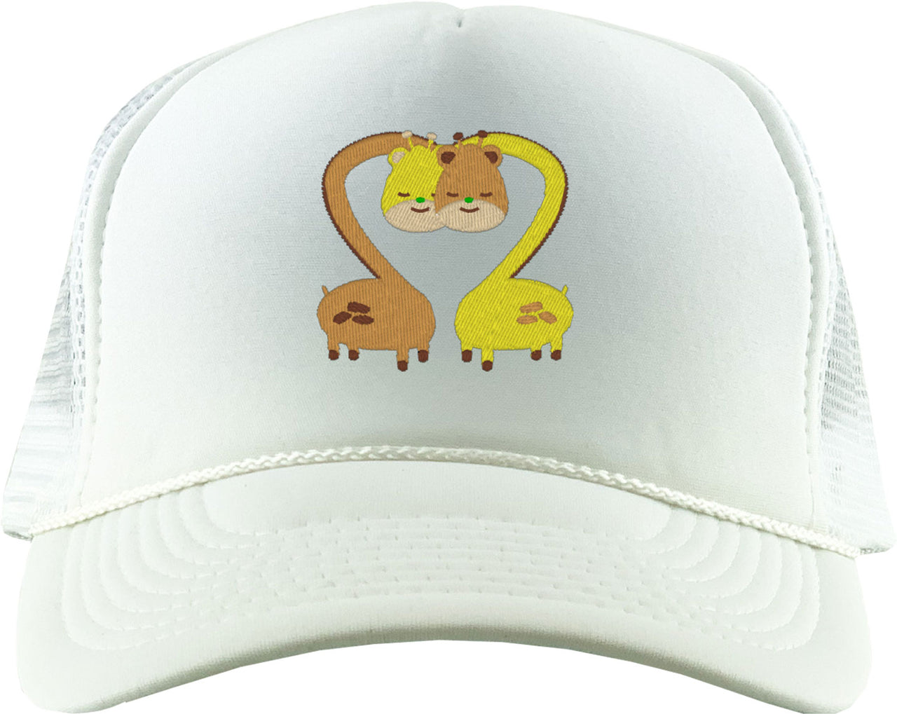Giraffe Hearts Foam Trucker Hat