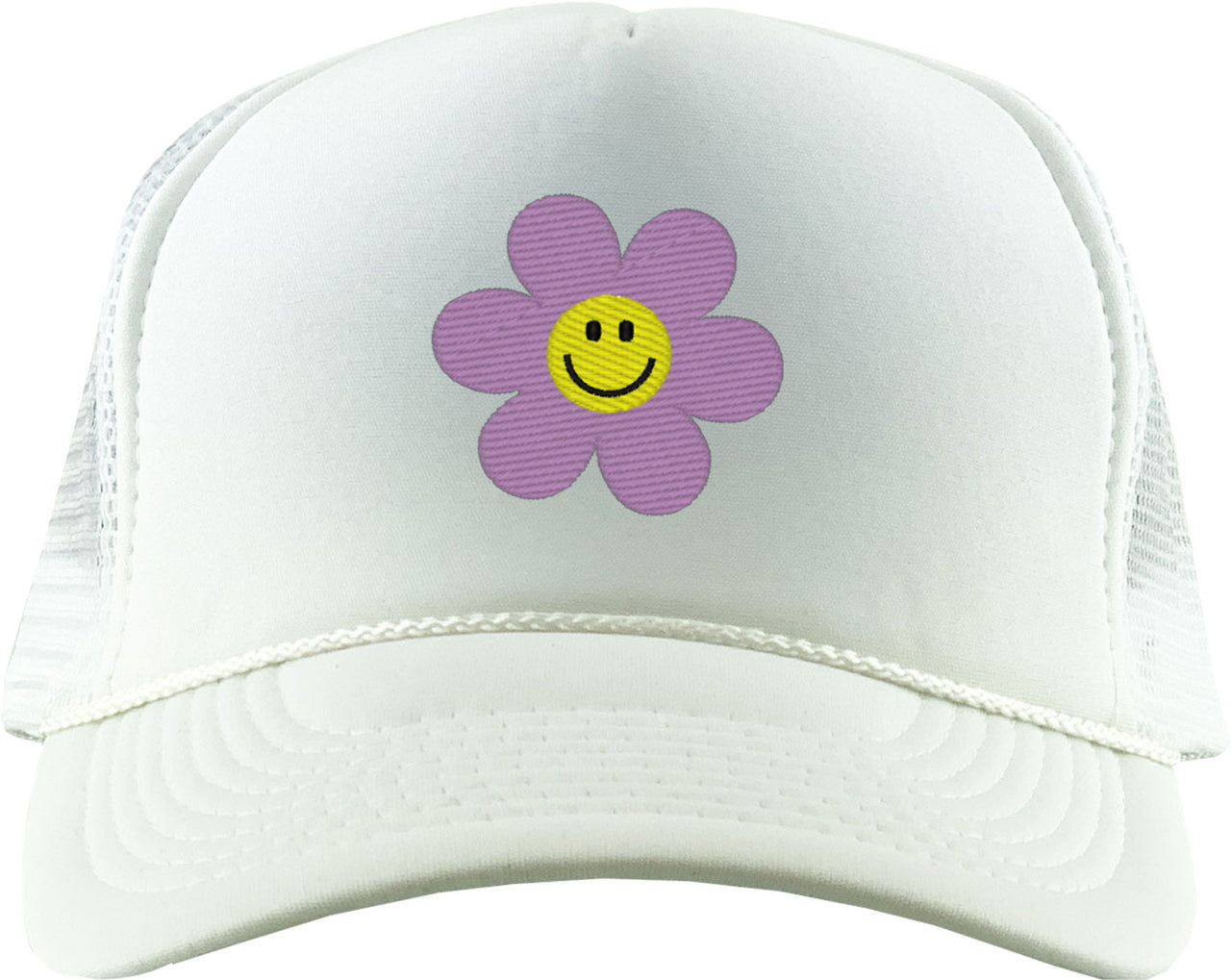 Happy Flower Foam Trucker Hat