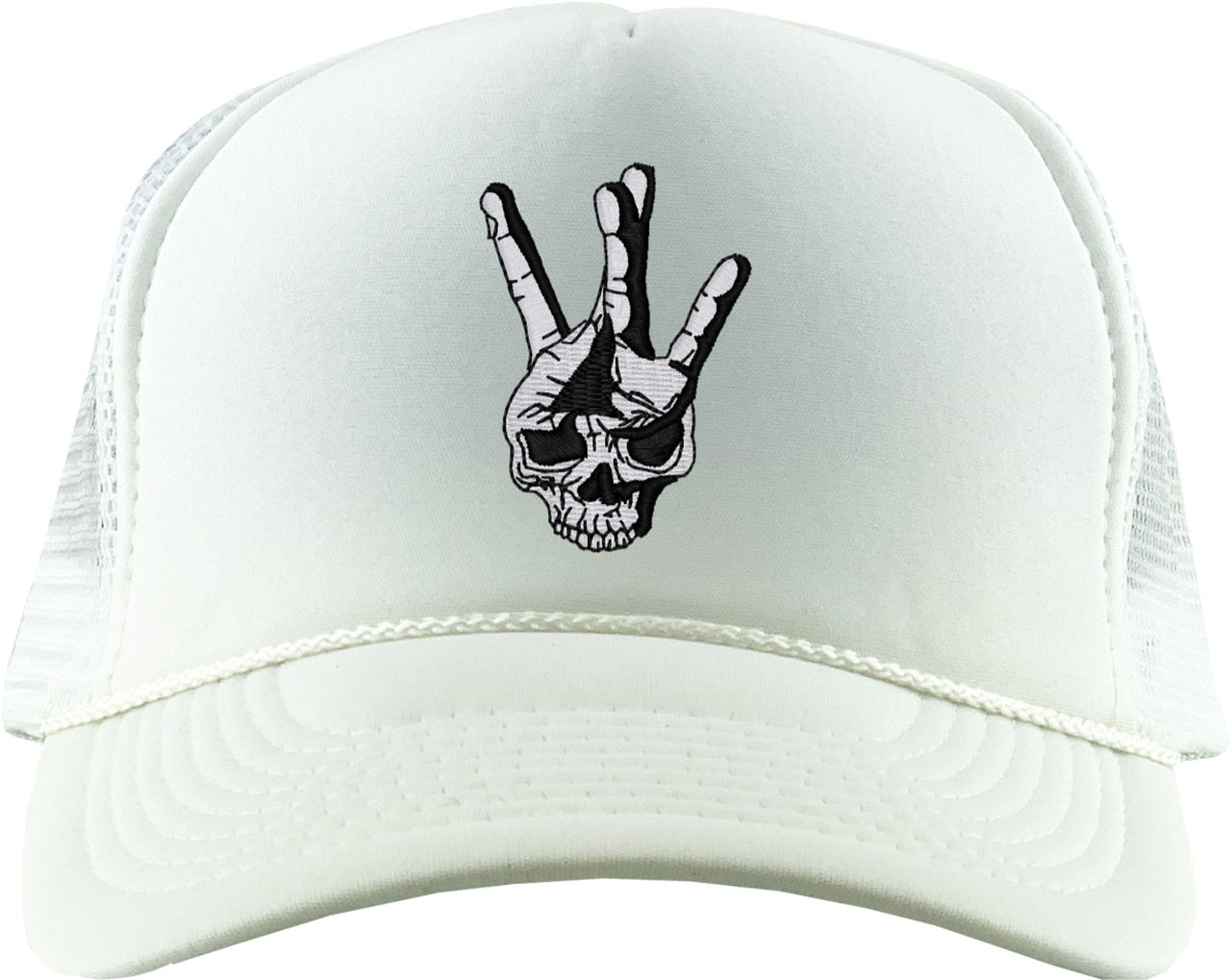 Hip Hop Skull Foam Trucker Hat